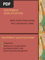 Equipment Qualification