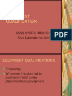Equipment Qualification