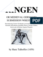 Ringen, or Mideival Germanic Submission Wrestling - Hanz Talhoffer