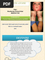 Download Ppt Dermatitis Atopik by Mustika Ayu SN118555474 doc pdf
