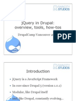 Jquery in Drupal: Overview, Tools, How-Tos: Drupalcamp Vancouver 2008