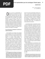 La notion de représentation pour les sociologues
