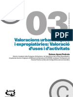 Valoracions Urbanístiques I Expropiatories - Valoració D'usos I Activitats
