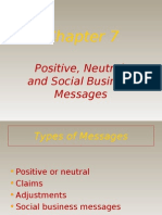 Positive, Neutral and Social Business Messages