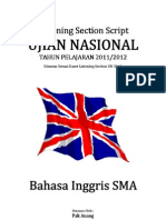 Download Listening Section UN Bahasa Inggris 2012 by Pak Anang SN118576539 doc pdf