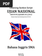 Download Listening Section UN Bahasa Inggris 2012 by Pak Anang SN118576539 doc pdf