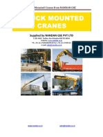 Truck Mounted Cranes - Nandan GSE