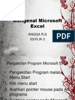Mengenal Aplikasi Pengolah Angka Microsoft Excel