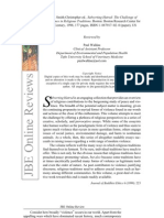 Daniel L. Smith-Christopher Ed.. Subverting Hatred: The Challenge of Nonviolence in Religious Traditions Reviewed by Paul Waldau