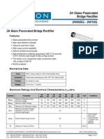 Glass Passivated Bridge Rectifier Spec Sheet