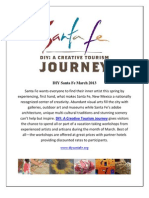 DIY: A Creative Tourism Journey / Schedule / March 2013