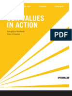 Our Values in Action: Caterpillar's Worldwide Code of Conduct