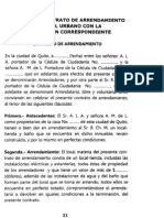 CONTRATO DE ARRENDAMIENTO DE LOCAL URBANO CON LEGISLACION CORRESPONDIENTE