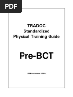 US Army Pre-Basic Fitness Training Guide
