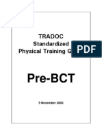 US Army Pre-Basic Fitness Training Guide