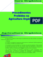 Agricultura Orgânica Procedimentos Proibidos