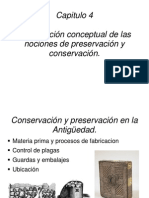 La Evolución Conceptual de Las Nociones de Preservación y Conservación.