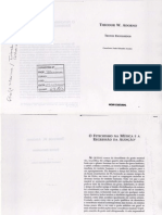 Adorno - o Fetichismo Na Música e A Regressão Da Audição, Parte 1