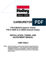 Holley Carburetor 1850