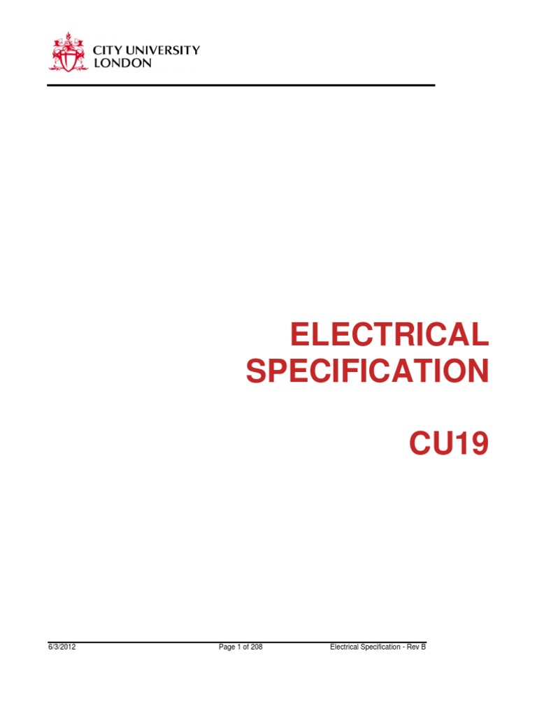 Specification | PDF | Cable | Transformer
