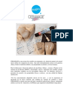 CERAMAGE: resina foto curable para restauraciones dentales