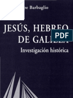 Barbaglio Jesus Hebreo de Galilea