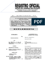 Ley Reformatoria a la Ley de Hidrocarburos y a la Ley de Régimen Tributario Interno