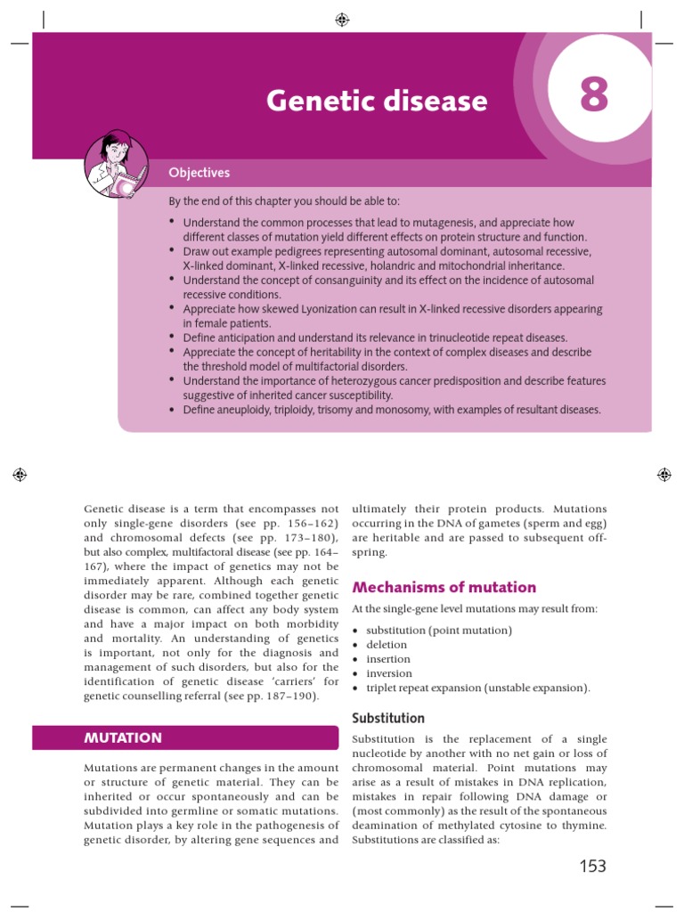 Diseases PDF Disorder Dominance