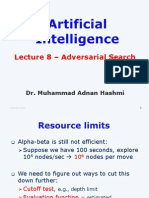 Lecture 8 - Adversarial Search: Dr. Muhammad Adnan Hashmi