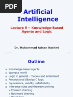 Lecture 9 - Knowledge-Based Agents and Logic: Dr. Muhammad Adnan Hashmi