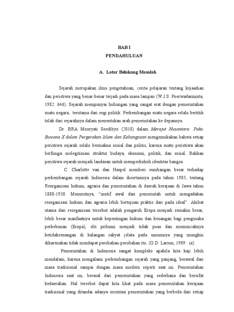 Contoh Proposal Penelitian Historis