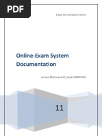 online examination  documentation
