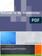 Welcome To My Presentation