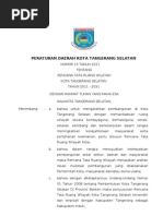 Download Peraturan Daerah Kota Tangerang Selatan Nomor 15 Tahun 2011 tentang Rencana Tata Ruang Wilayah RTRW by Kecamatan Setu SN118651034 doc pdf