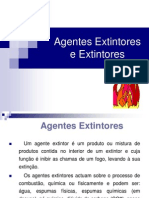 Agentes extintores e extintores