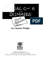 Visual Studio NET C++ for Dummies Quick Reference Guide
