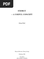 Thesis - Exergy - A Useful Concept