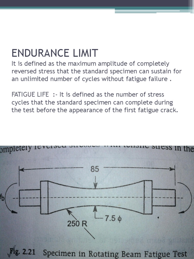 Endurance Limit PDF Strength Of | Fatigue (Material)