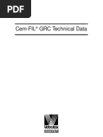 Cem-FIL GRC Technical Data