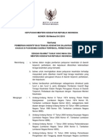 KMK No. 156 TTG Pemberian Insentif Bagi Tenaga Kesehatan PDF