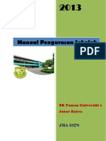 Manual Pengurusan Sekolah 2013