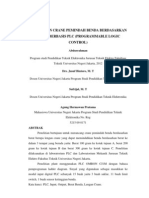 PEMBUATAN CRANE PEMINDAH BENDA BERDASARKAN BERAT BERBASIS PLC (PROGRAMMABLE LOGIC CONTROL)

Abdurrahman
