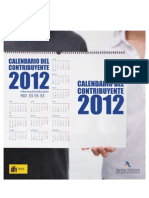 Calendario AEAT Del Contribuyente 2012