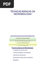 Técnicas básicas de microbiologia