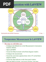 Data Acquisition With LabVIEW - Temperature