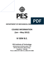 4th Sem Course Info