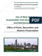 Use of New York State Snowmobile Trail Development and Maintenance Funds
