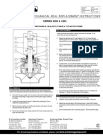 Mechanical Seal Replacement Instructions