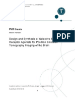 Thesis 2012 Design and Synthesis of Selective Derotonin Receptor Agonists For Positron Emission Tomography Imaging of The Brain