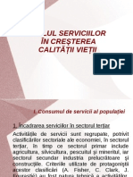 Rolul serviciilor in cresterea calitatii vietii